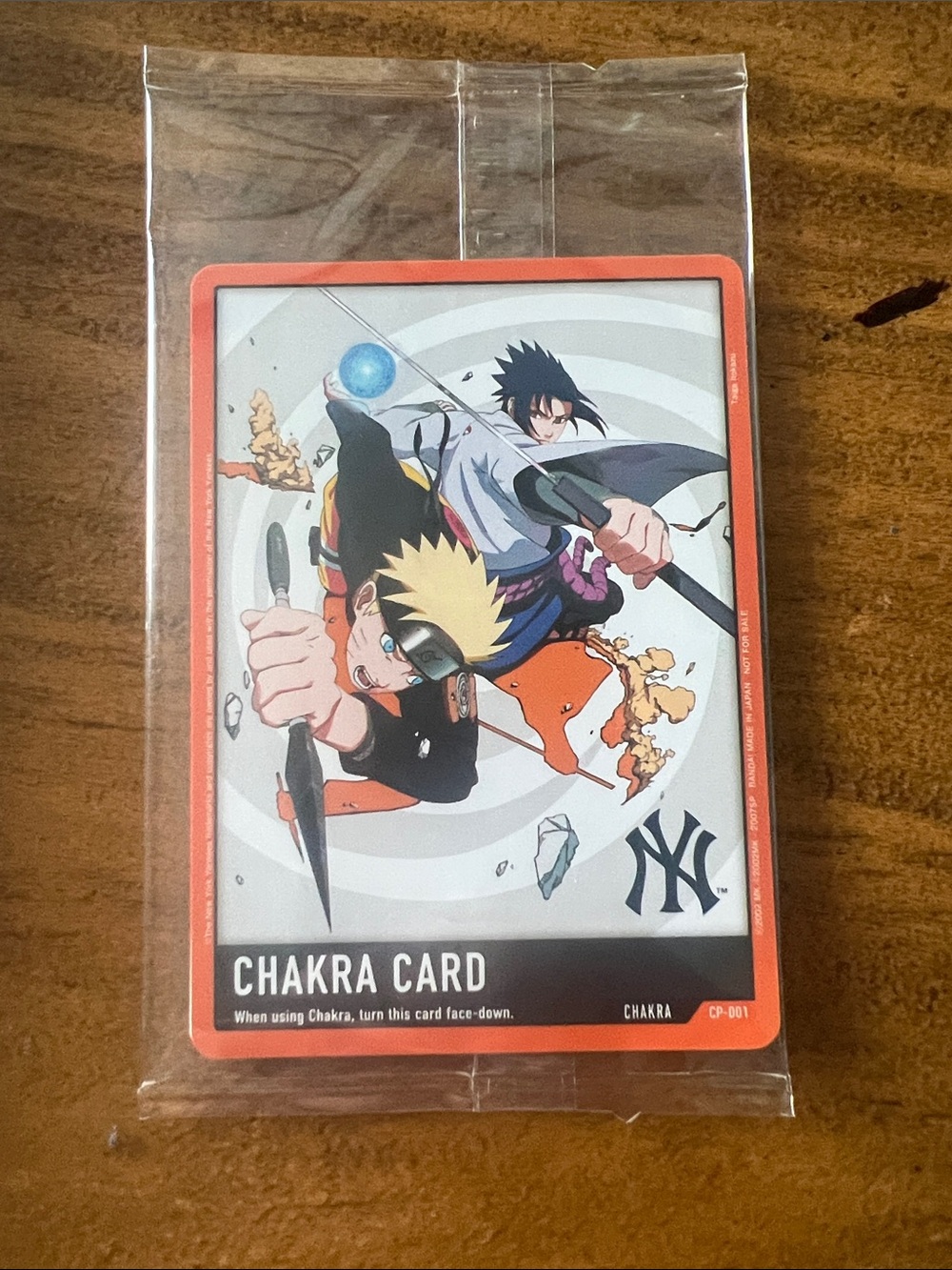 Naruto Chakra Trading Card — Orange Border